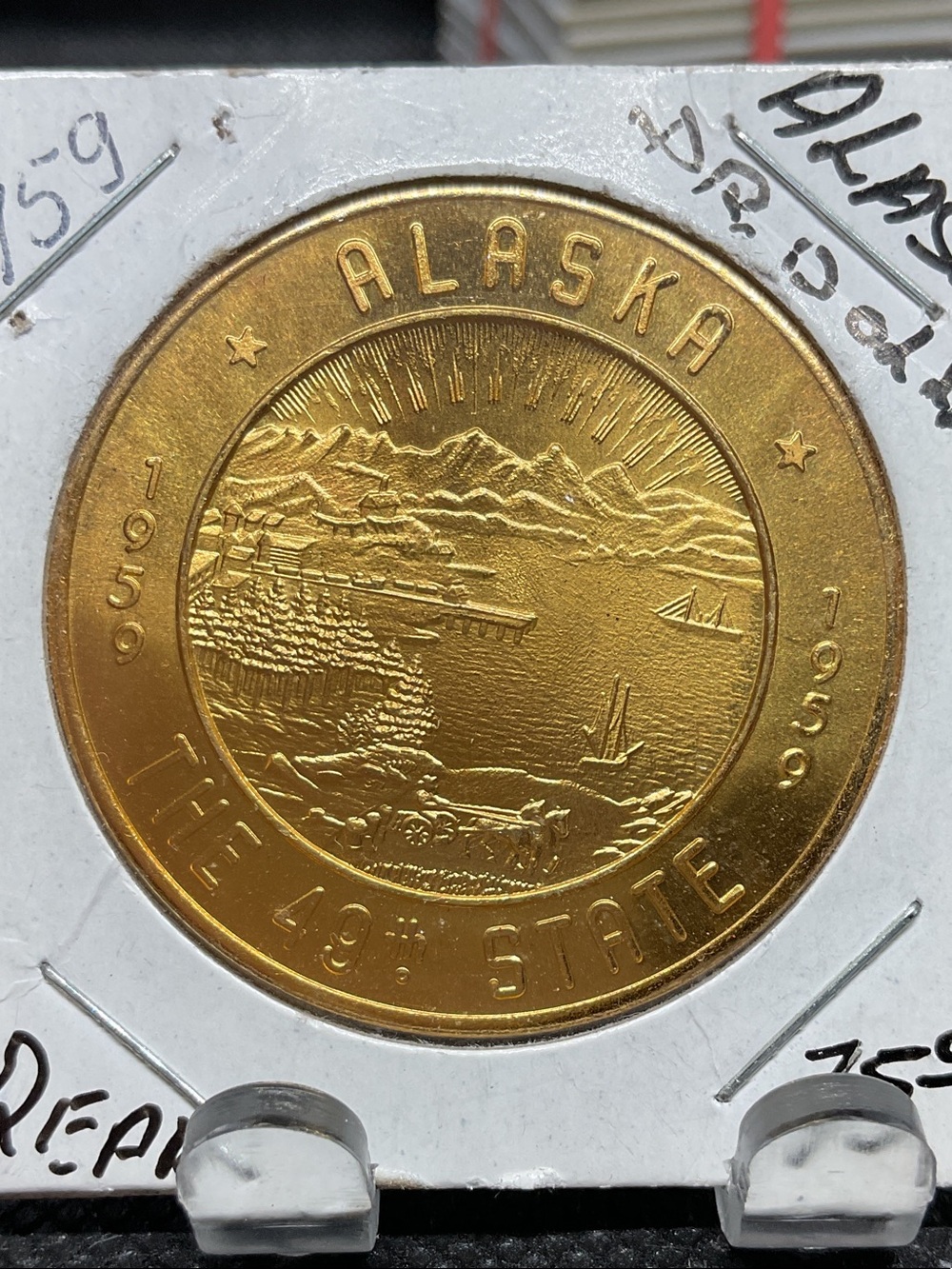 Alaska 1959 Commemorative Coin token